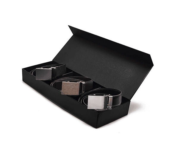 Open Belt Box with belt