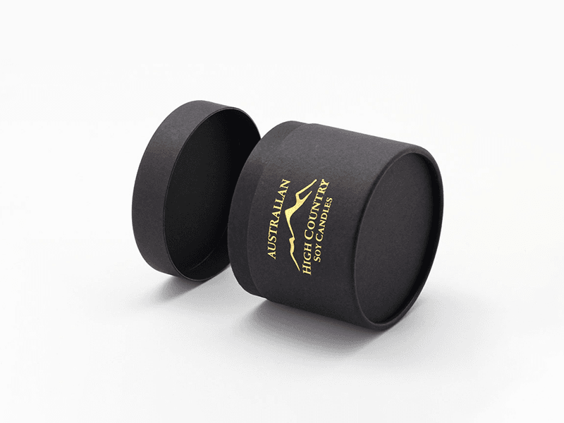 Black Paper Candle Tube Main