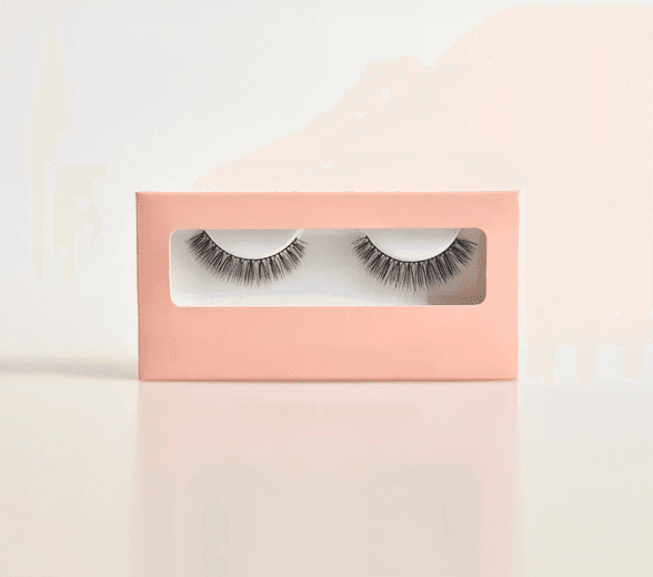 Inside view of candy lash packaging