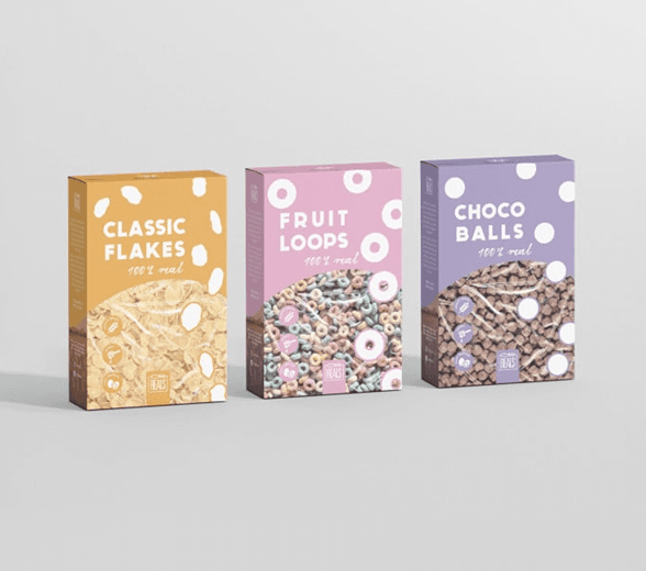 Set of Corn Flakes Boxes