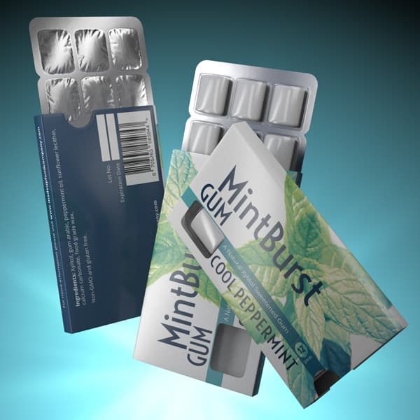 Gum packaging preview