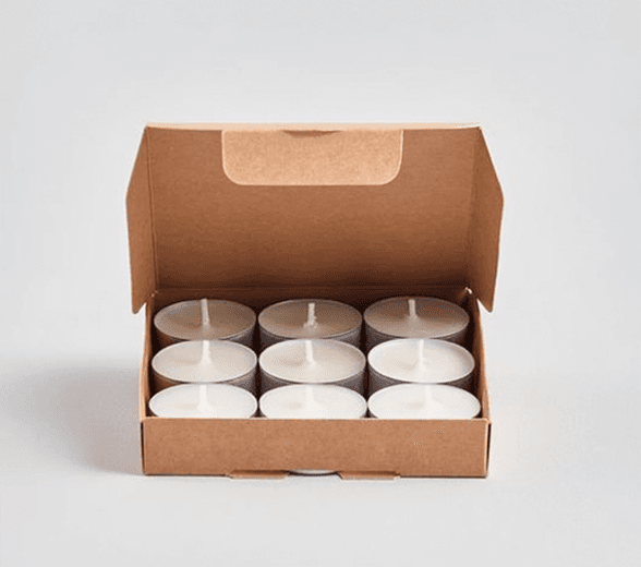 Open Candle Shipping Box