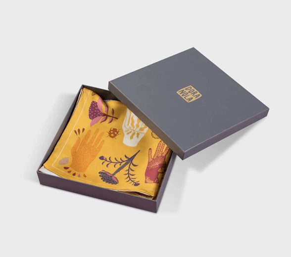 Set of Custom Bandana Packaging