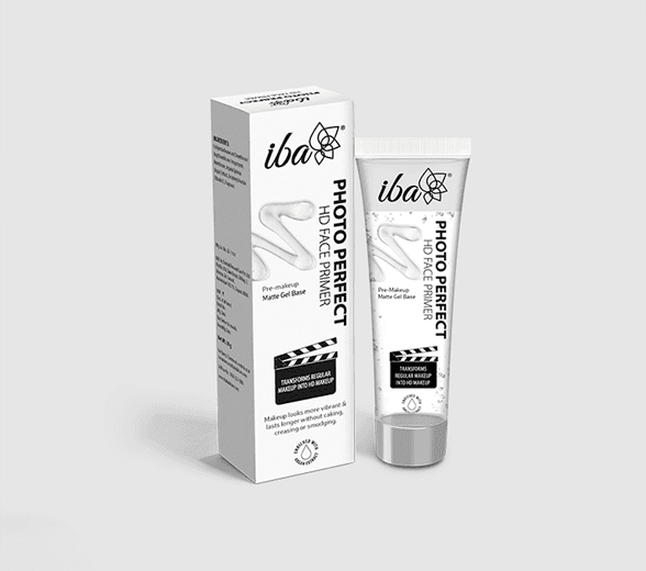 Side view of face primer box
