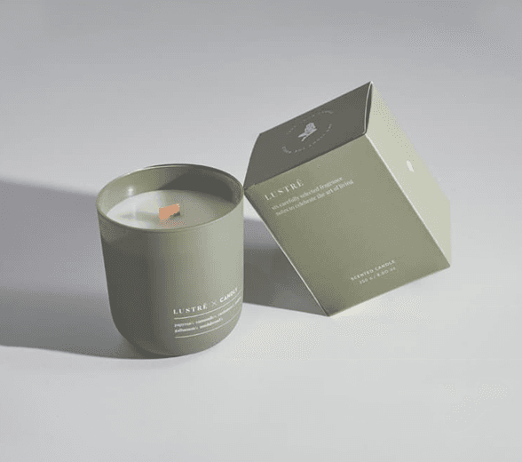 Open Custom Square Candle Box