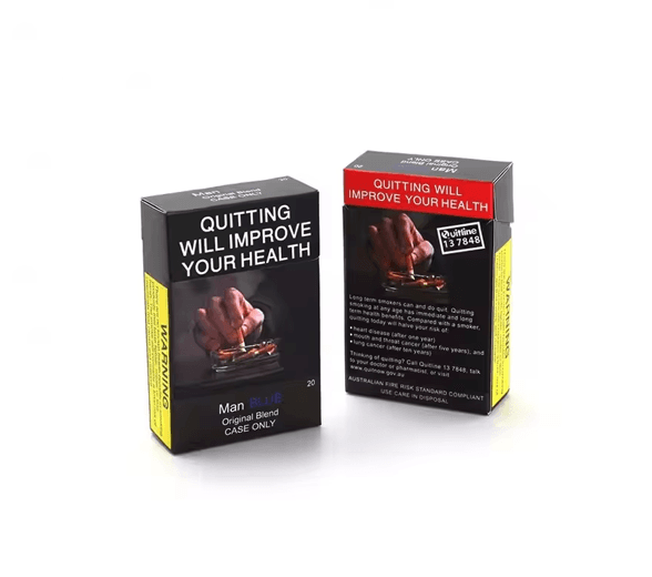 Open Disposable Cigarette Box