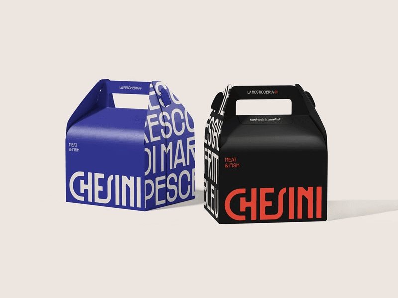 A kraft gable box filled with pastries