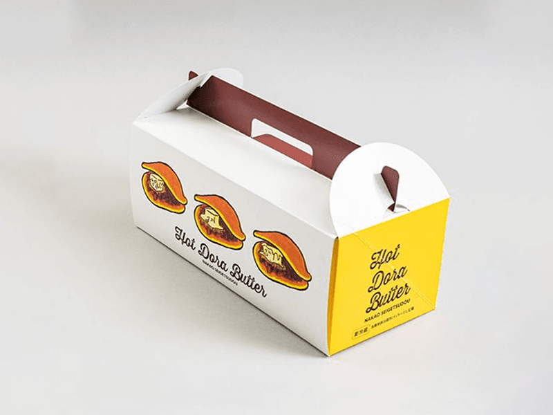 Assortment of kraft gable boxes