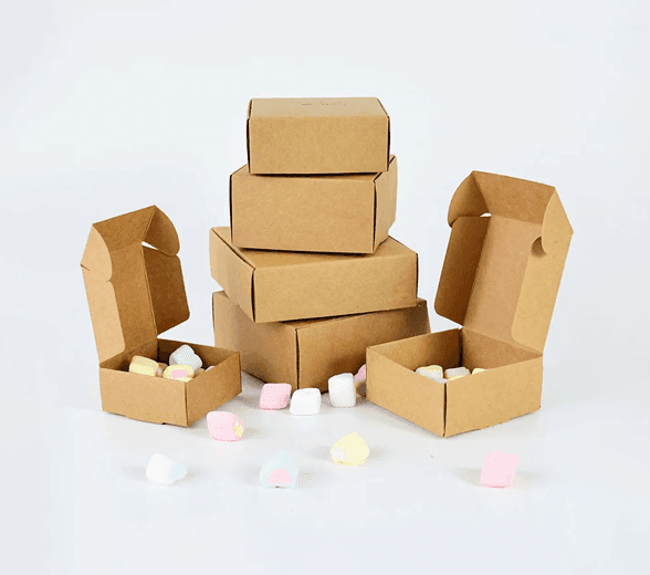 Inside view of Kraft candy box