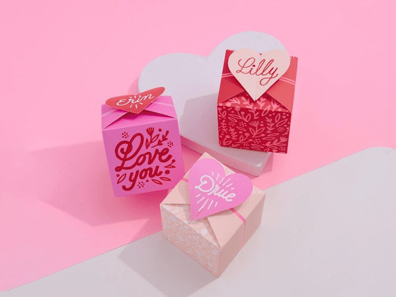 Valentine candy boxes preview