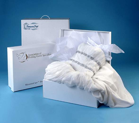 Set of Wedding Dress Storage Boxes