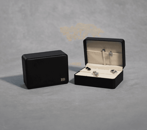 Cufflink boxes materials annotated