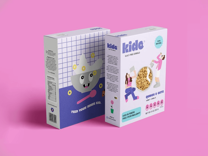 Custom Seal-End Cereal Box Main