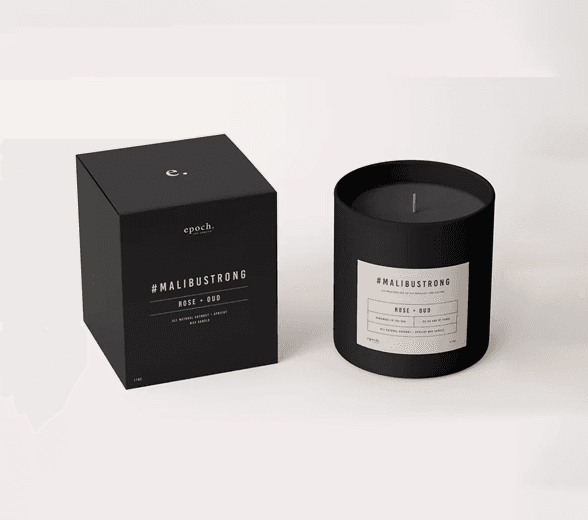 Custom Black Candle Boxes